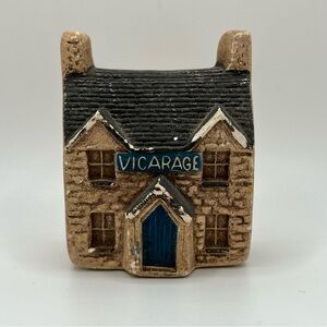 Vintage Philip Laureston Miniature Building Series Pottery England Vicarage